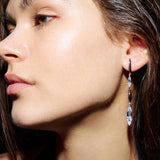 Chain Zirconia Earrings - booneealus