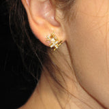 Braided Metal Earrings - booneealus