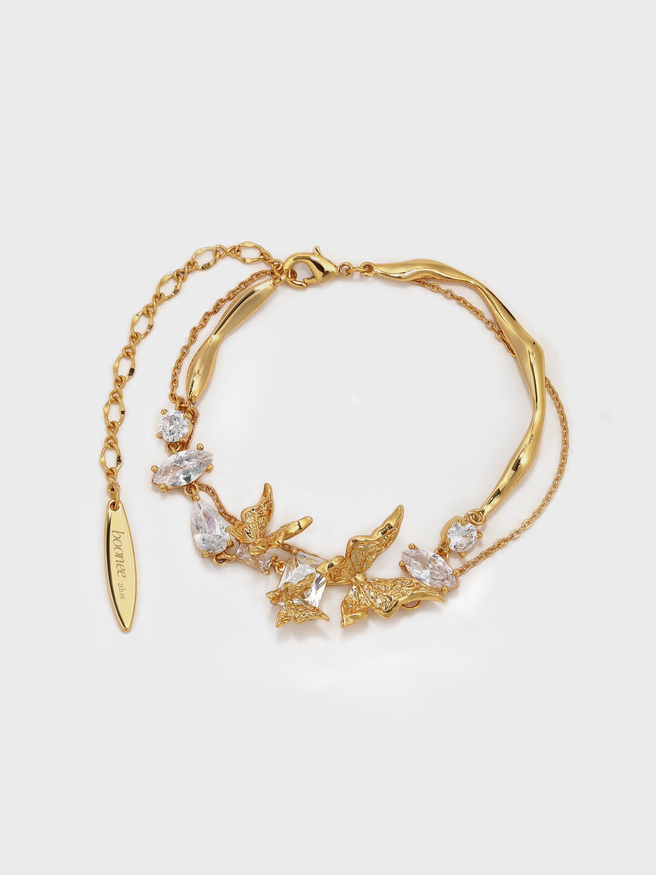 Lava Butterfly Double Layer Bracelet - booneealus