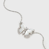 Shell Butterfly Necklace - booneealus