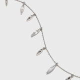 Tassel Zirconia Necklace - booneealus