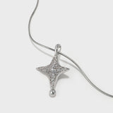 Zircon Starburst Necklace - booneealus