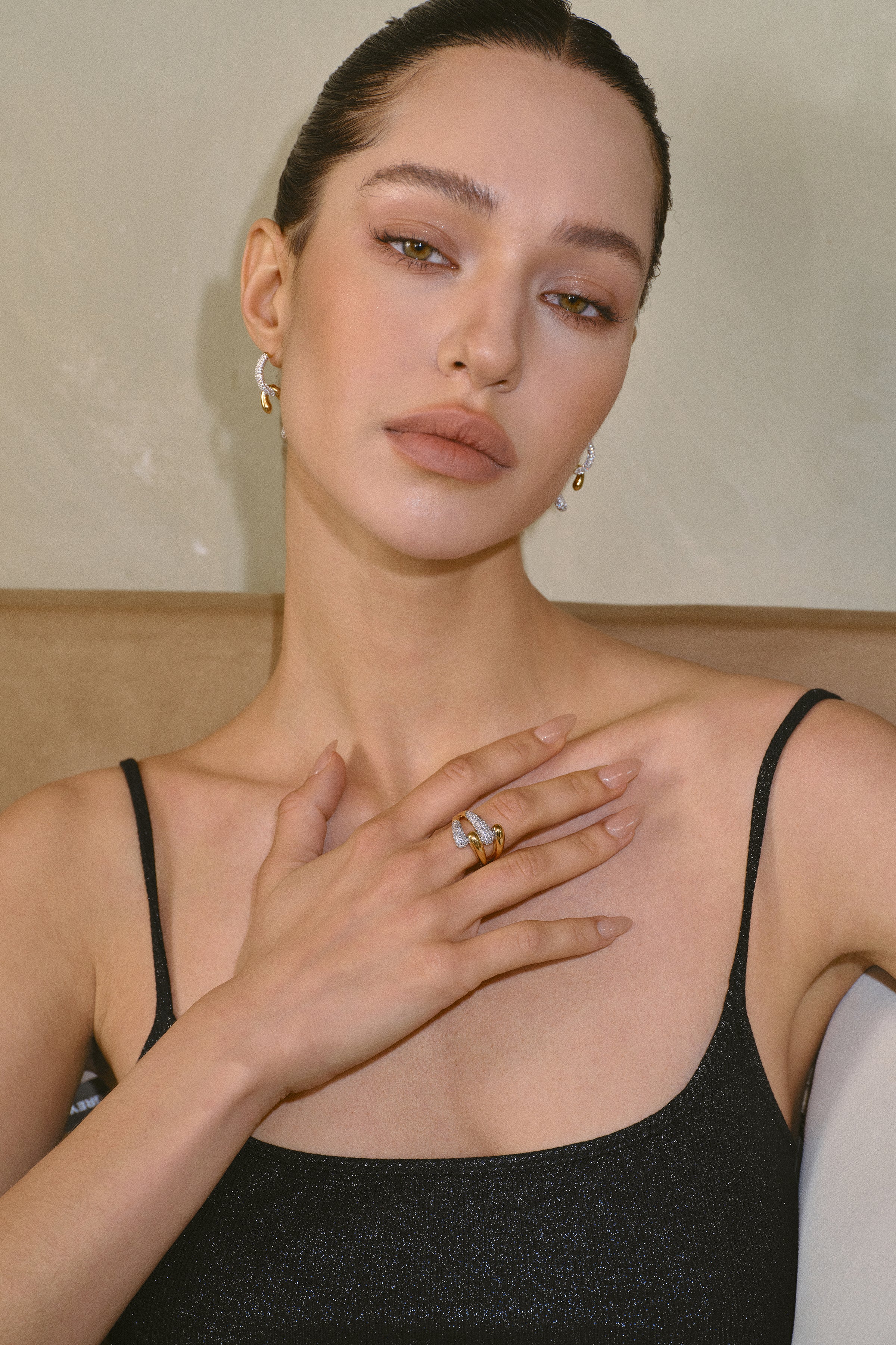 Celestial Duet Hoops Ring - booneealus