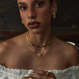 Gilded Erosion Necklace