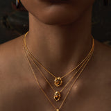 Gilded Erosion Necklace