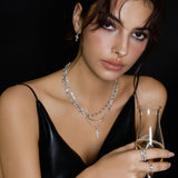 Rebel Harmony Cross Earrings - booneealus