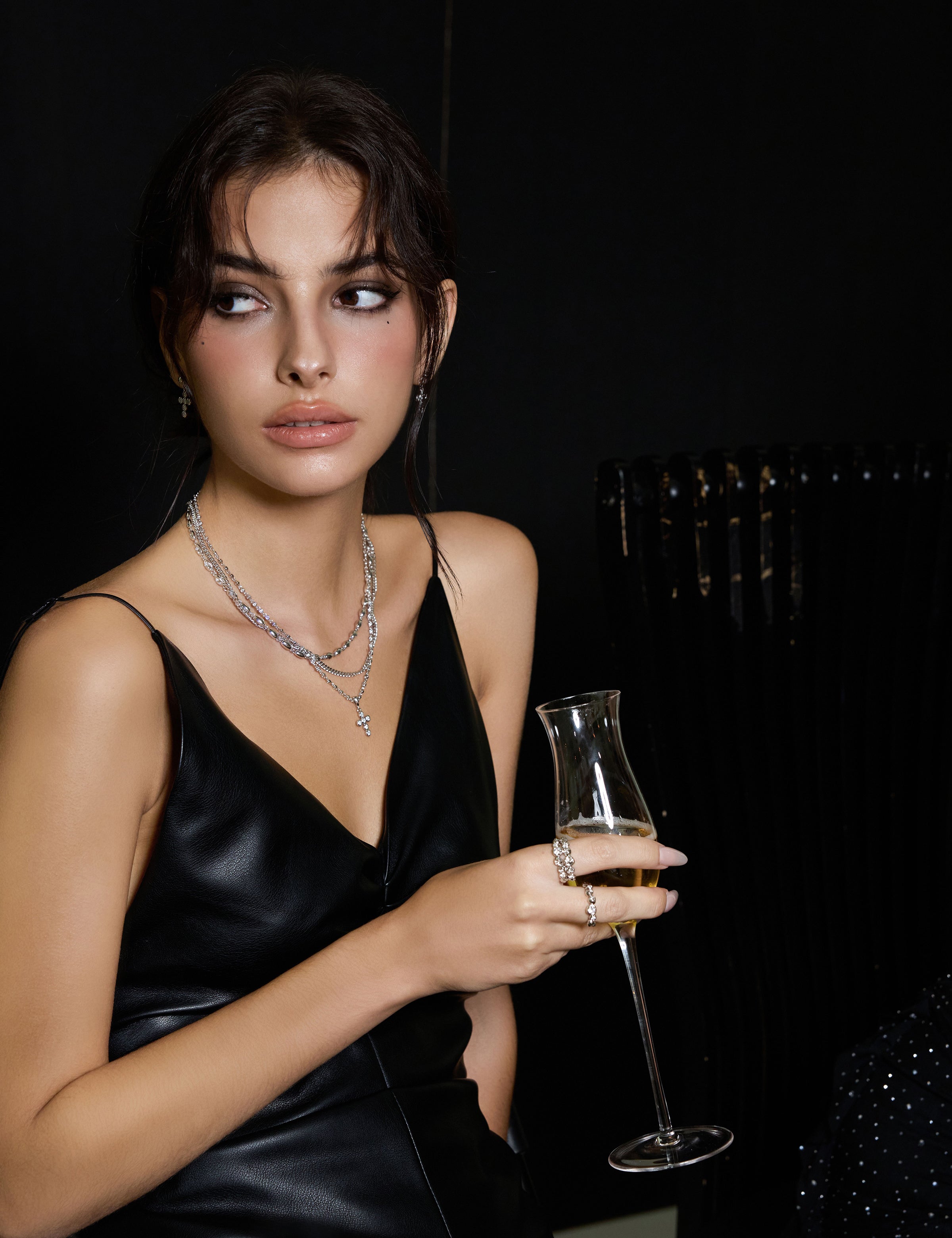 Rebel Harmony Cross Earrings - booneealus