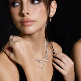 Rebel Harmony Cross Earrings - booneealus