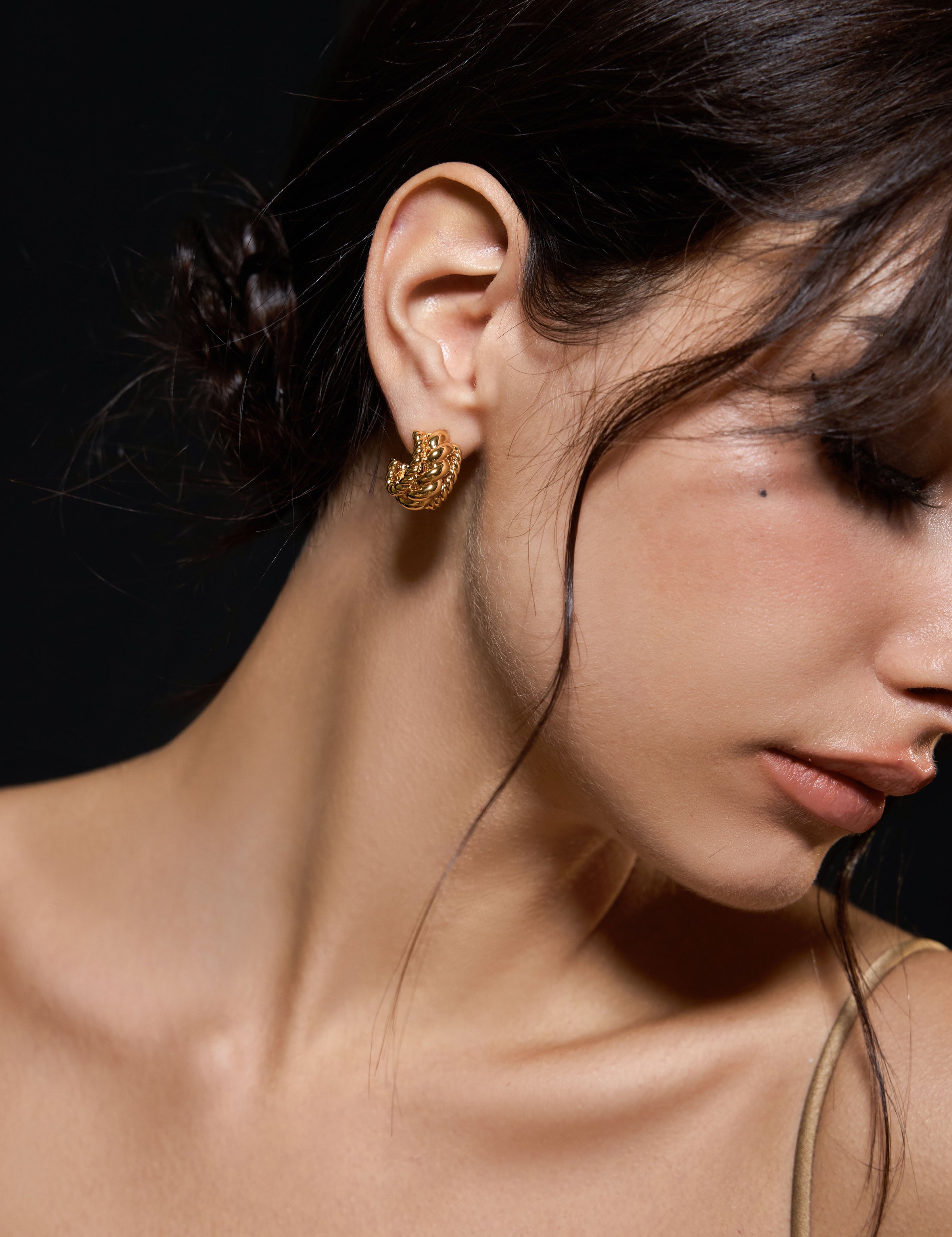 Golden Vine Whisper Earrings - booneealus
