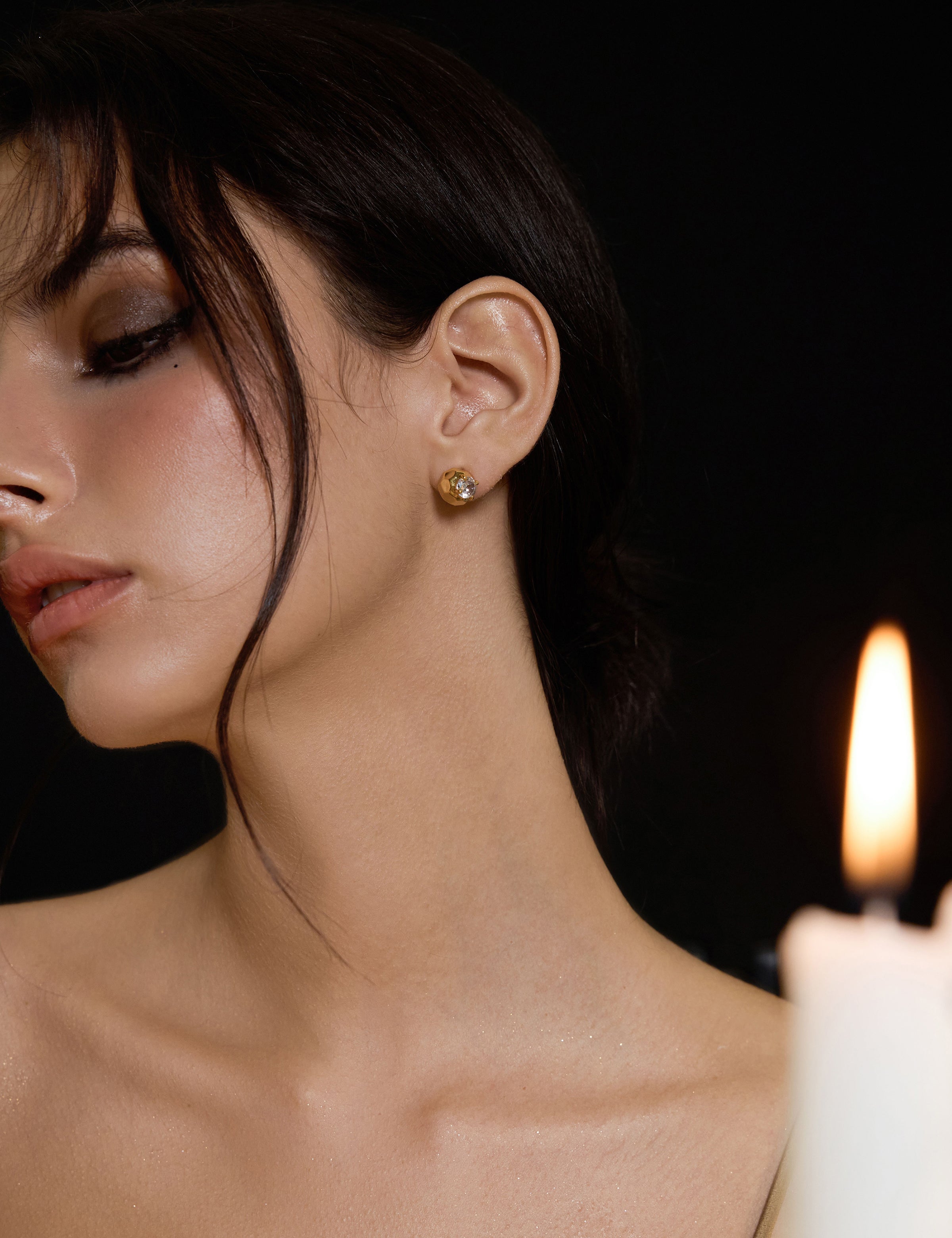 Faceted Stardust Earrings - booneealus