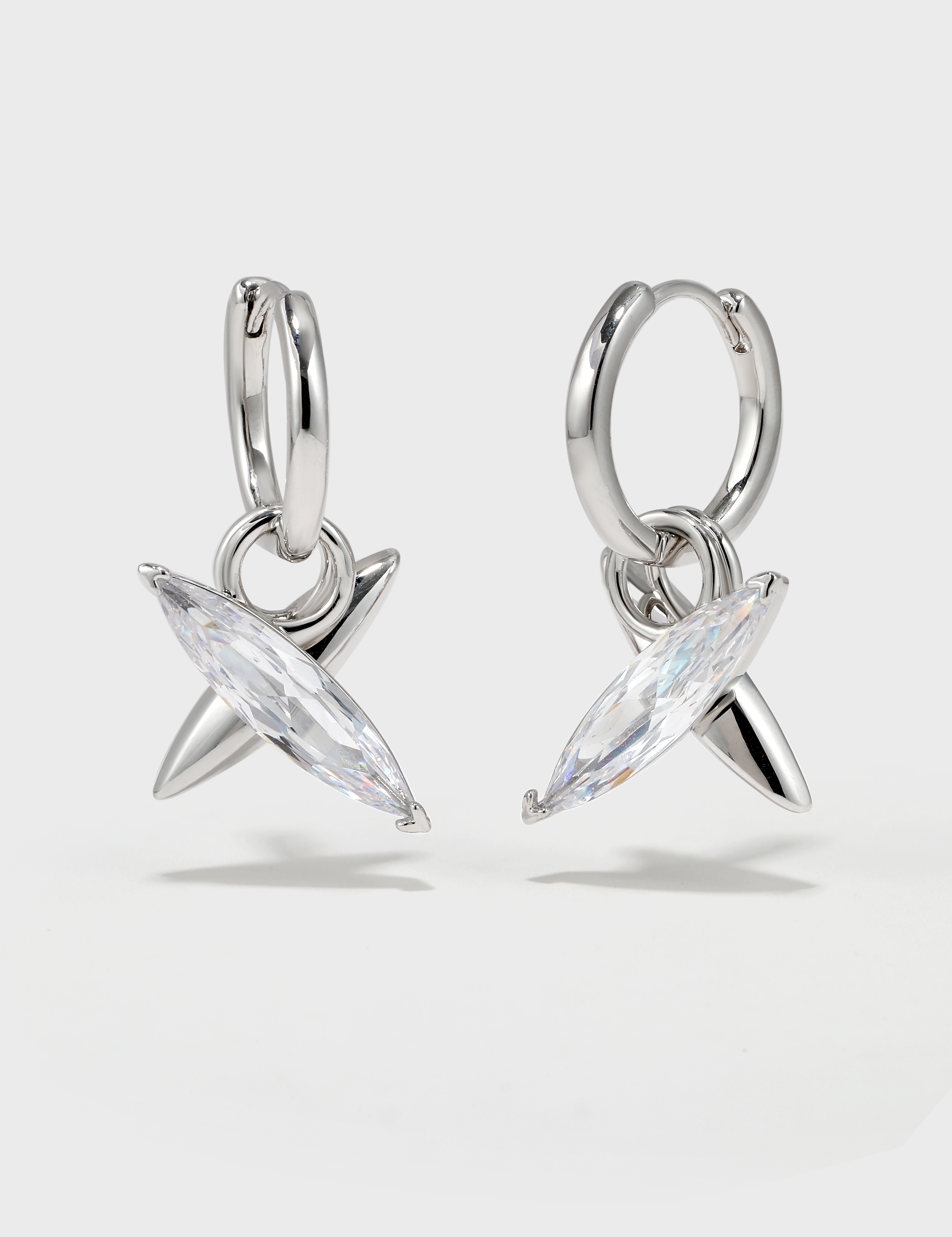Horse Eye Zirconia Earrings - booneealus