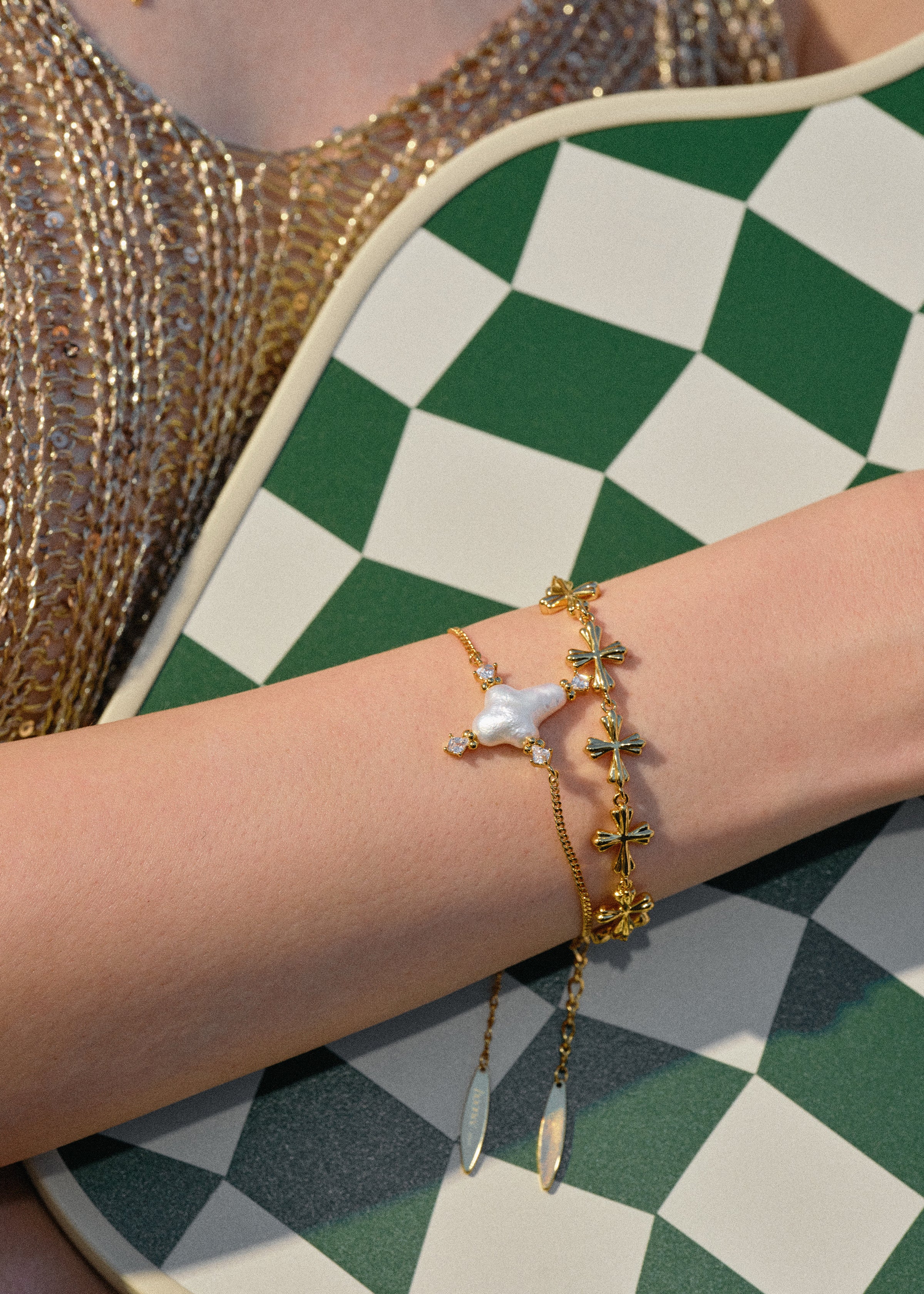 Lumen Cross Bracelet – 4 Styles / Set Available