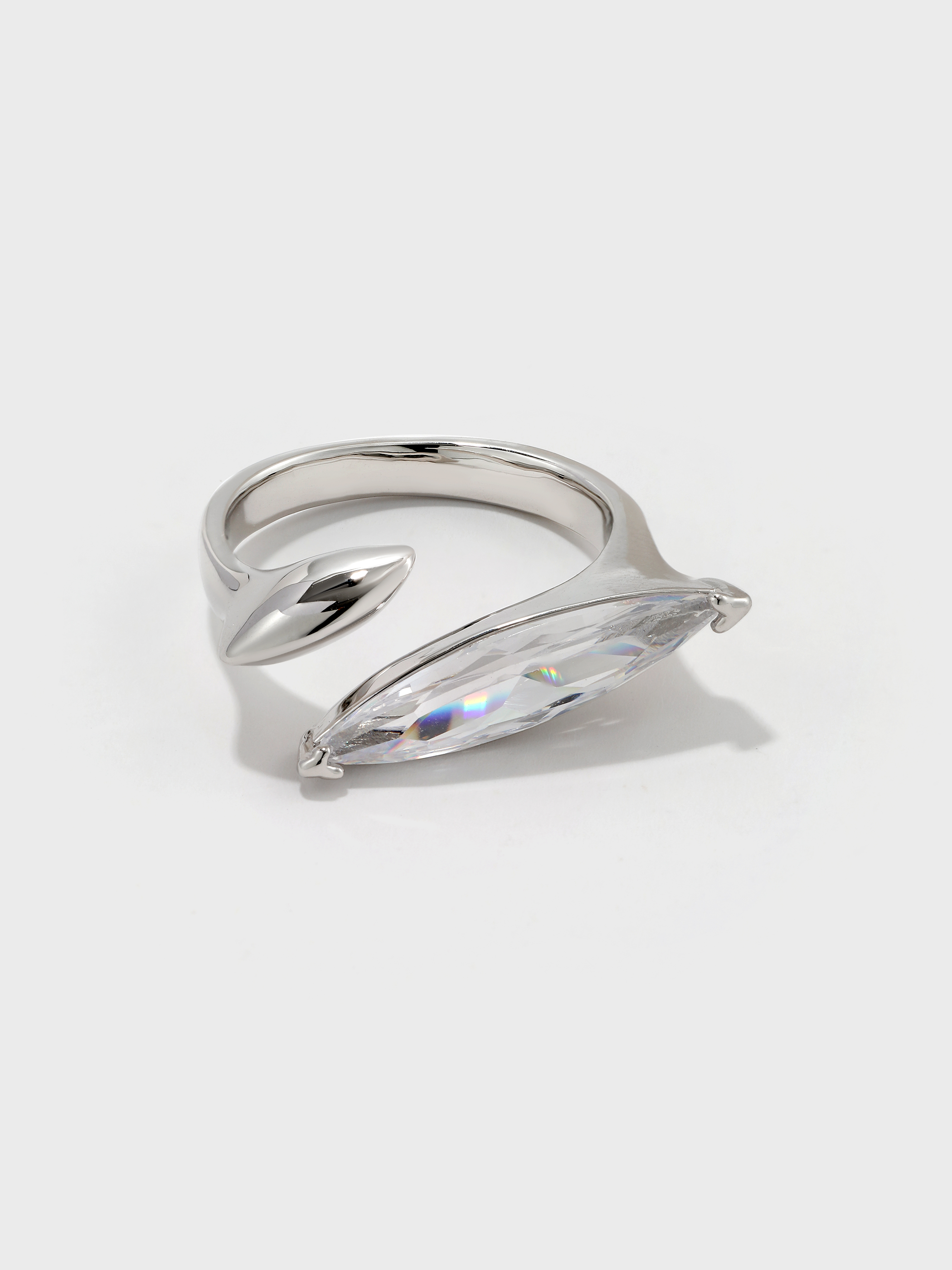 Zirconia Open Ring - booneealus