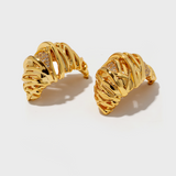 Twisted Braided Wrap Earrings - booneealus