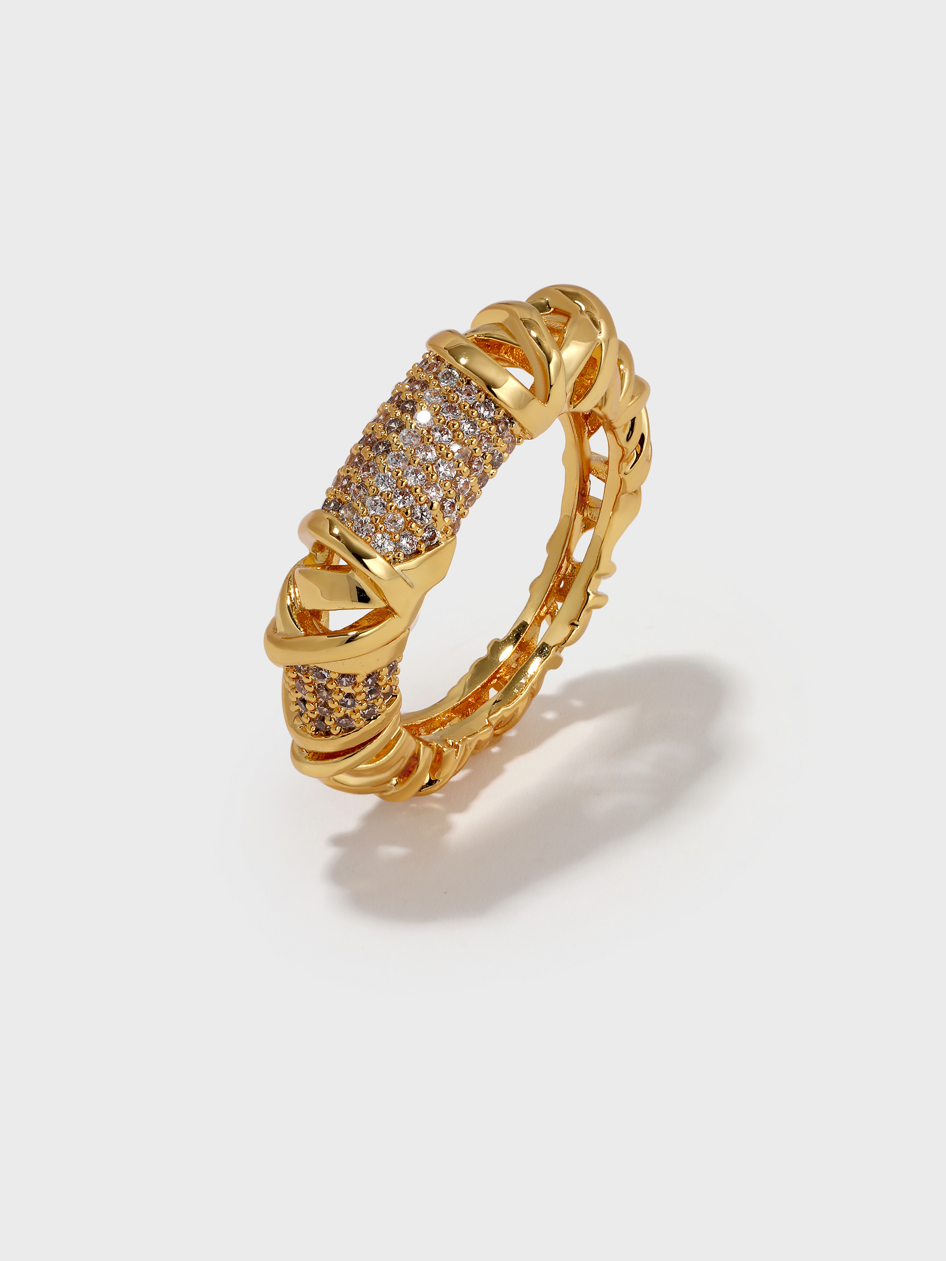 【Shapes Studio】Braided Twist Ring 18K ツイスト リング Shapes Studio】Braided Twist Ring 18K ツイスト リング