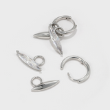 Horse Eye Zirconia Earrings - booneealus