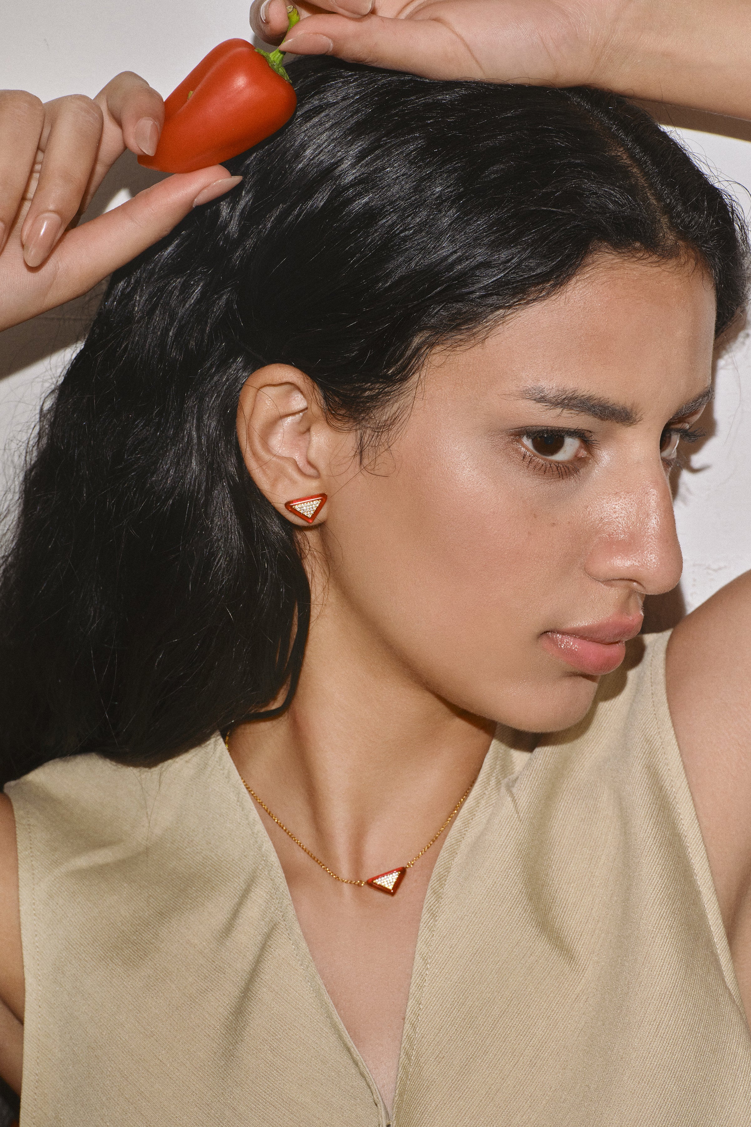 Sunset Lava Earrings - booneealus