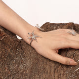 Butterfly Wing Open Bangle