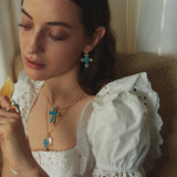 Tidal Cross Earrings - booneealus