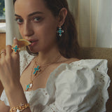 Tidal Cross Earrings - booneealus