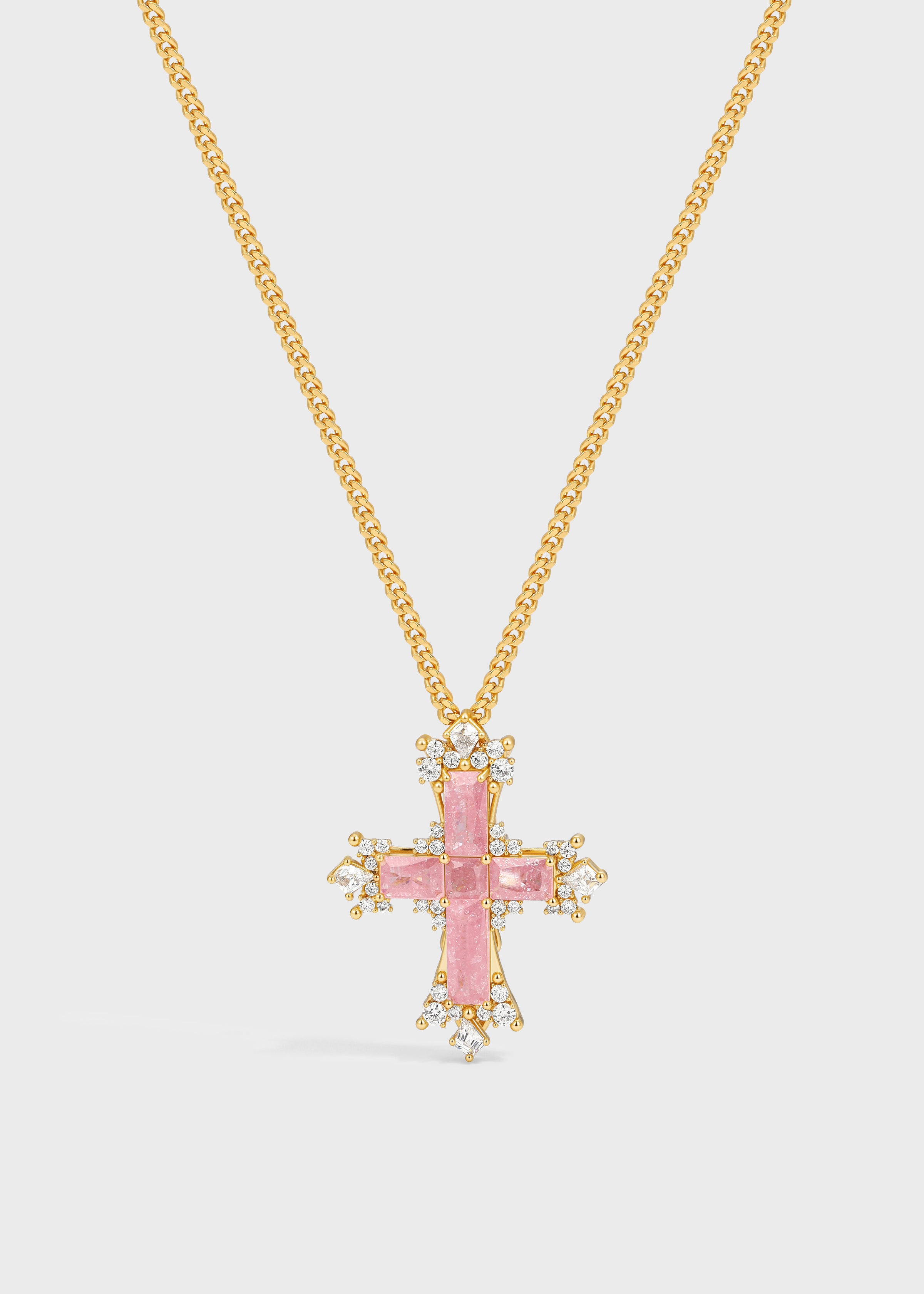 Mistglow Cross Necklace —— Small