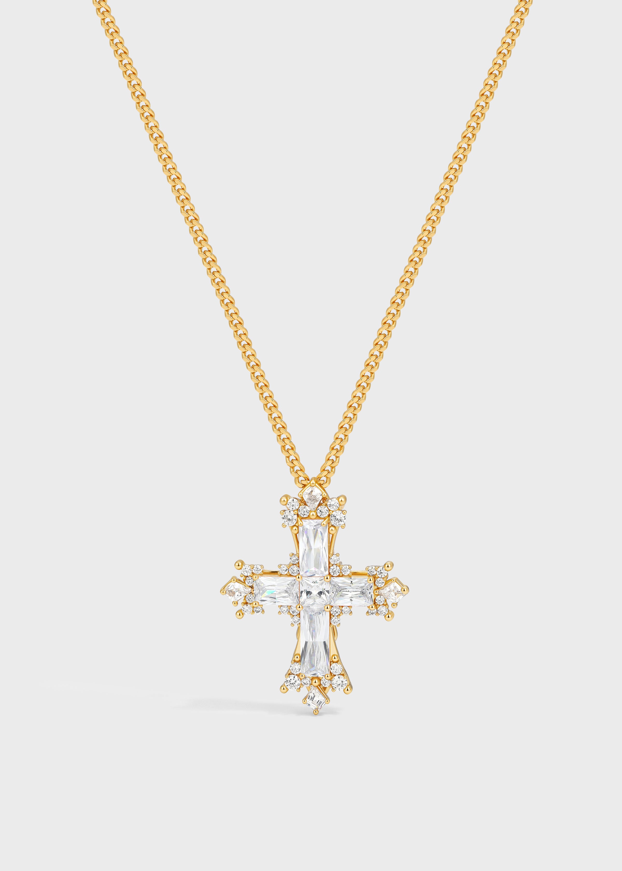Dawnstar Cross Necklace —— Small