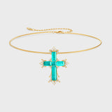 Seaglim Cross Necklace