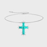 Seaglim Cross Necklace