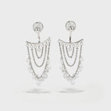 Zircon Tassel Earrings - booneealus