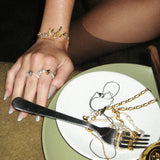 Lava Butterfly Double Layer Bracelet - booneealus