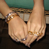 Twisted Braided Zirconia Ring - booneealus