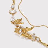 Lava Butterfly Double Layer Bracelet - booneealus