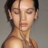 Teardrop-Shaped Butterfly Studs - booneealus