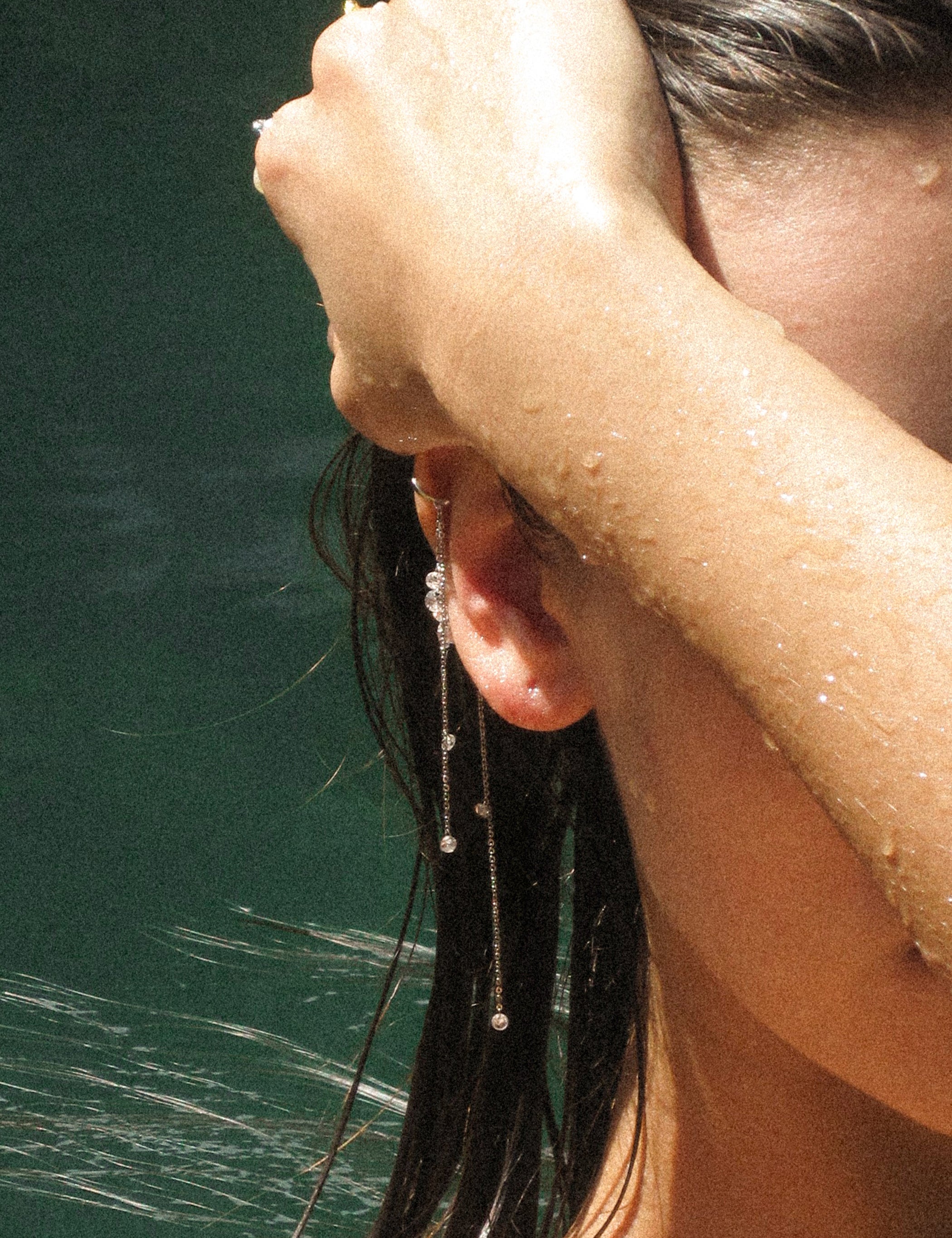 Zircon Tassel Ear Drops(Clip-on) - booneealus