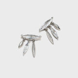 Horse Eye Zirconia Tassel Earrings - booneealus