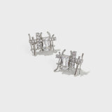 Braided Metal Earrings - booneealus