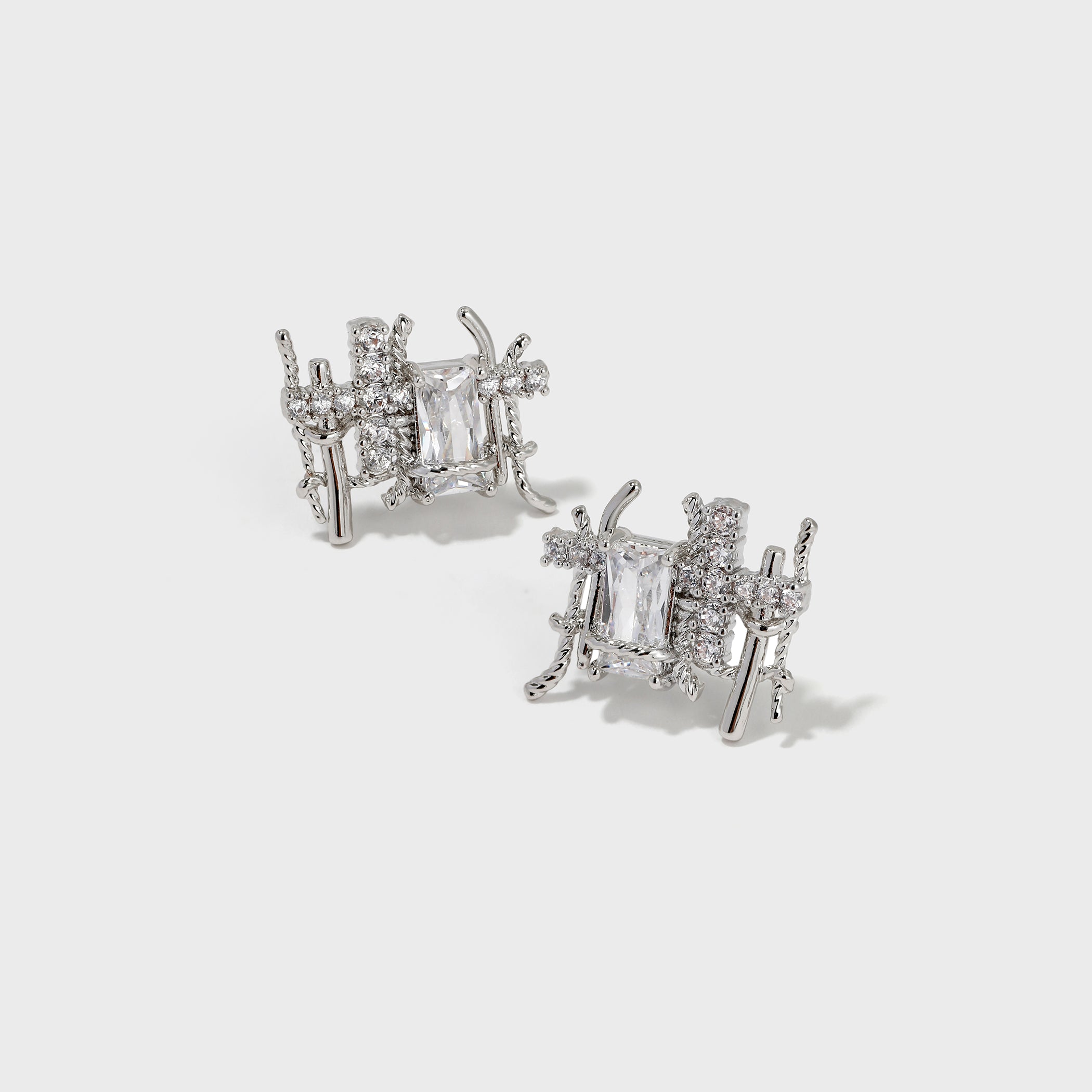 Braided Metal Earrings - booneealus