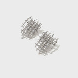 Zirconia Woven Earrings - booneealus