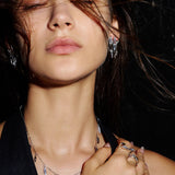 Tassel Zirconia Necklace - booneealus
