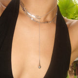 Metal Teardrop Knot Collar - booneealus