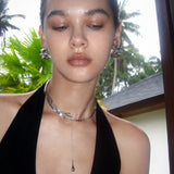 Sparkling Zircon Necklace - booneealus