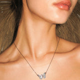 Shell Butterfly Necklace - booneealus