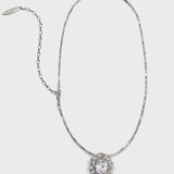 Twisted Braided Wrap Zirconia Necklace - booneealus