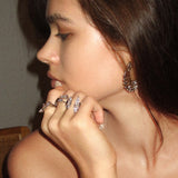 Horse Eye Zirconia Ring - booneealus