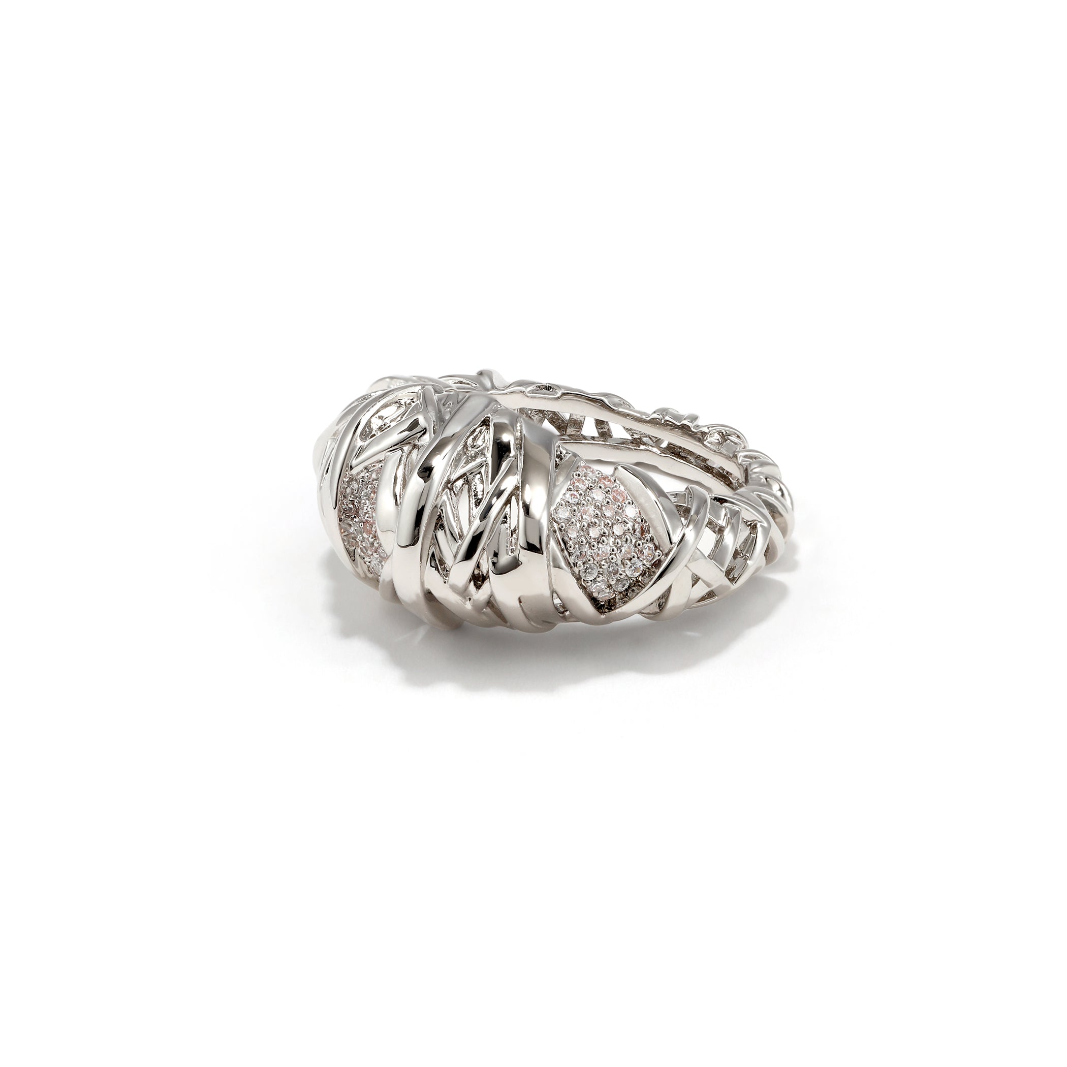 Braided Zirconia Ring - booneealus