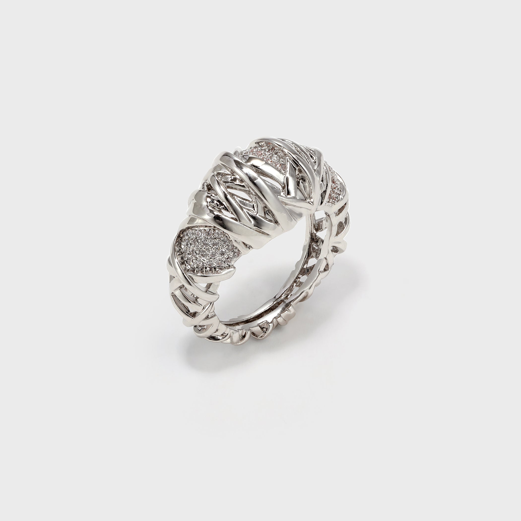 Braided Zirconia Ring - booneealus