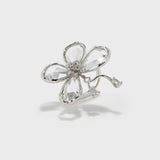 Cut Crystal Butterfly Ring - booneealus