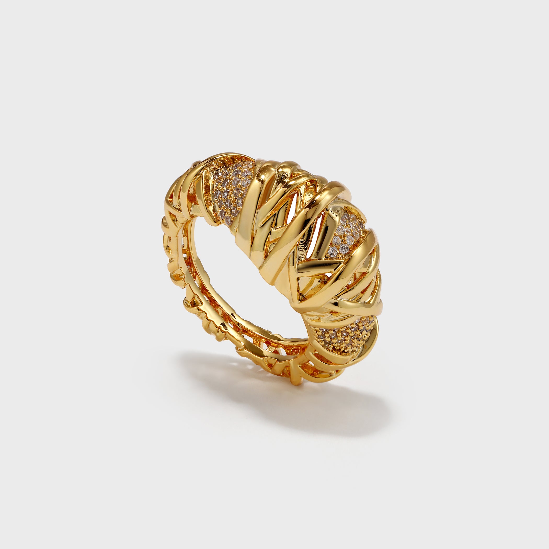 Braided Zirconia Ring - booneealus