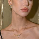 Entwined Lines necklace - booneealus