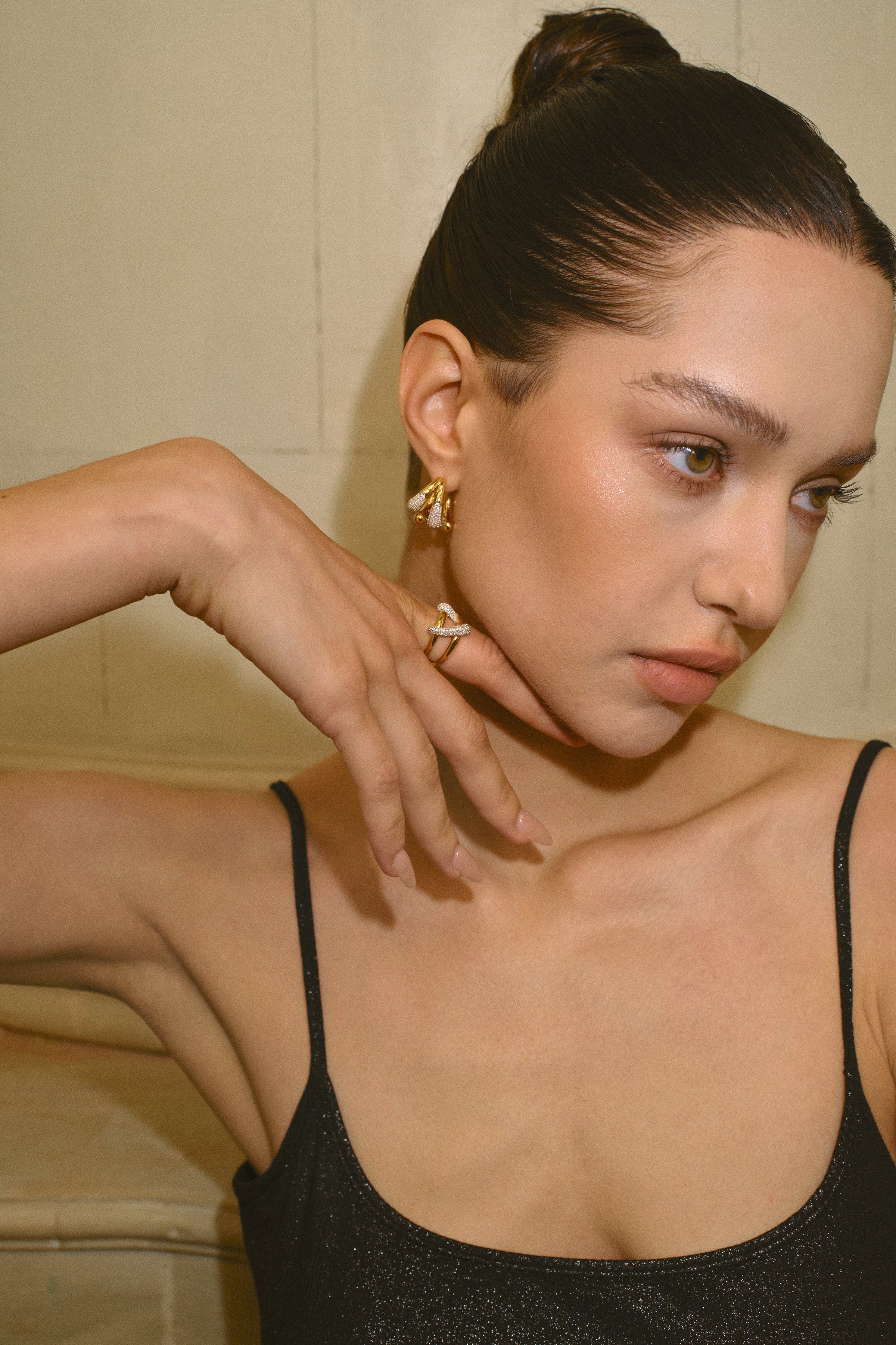 Celestial Duet Hoops Earrings - booneealus